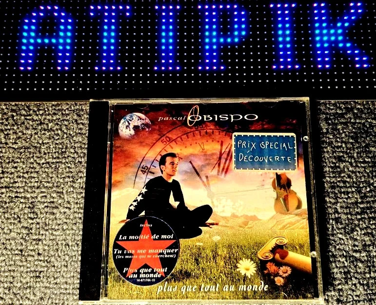 🎻 Pascal Obispo "Plus Que Tout Au Monde" 1er Album - 34 Ans 🌟